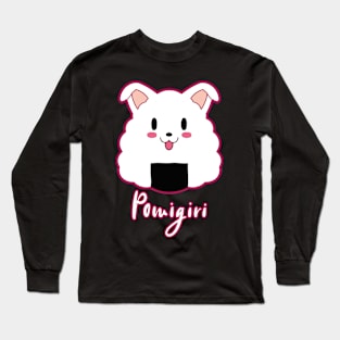 Pomigiri (Pomeranian x Onigiri) Long Sleeve T-Shirt